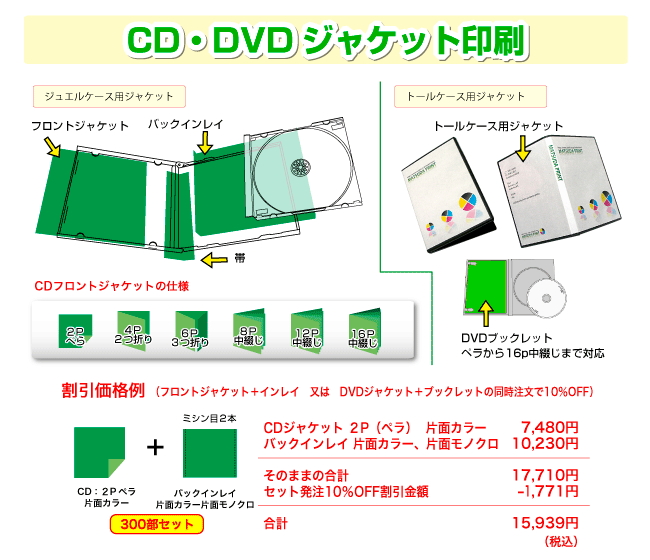 DVDジャケット印刷|激安|大阪のマツダプリント